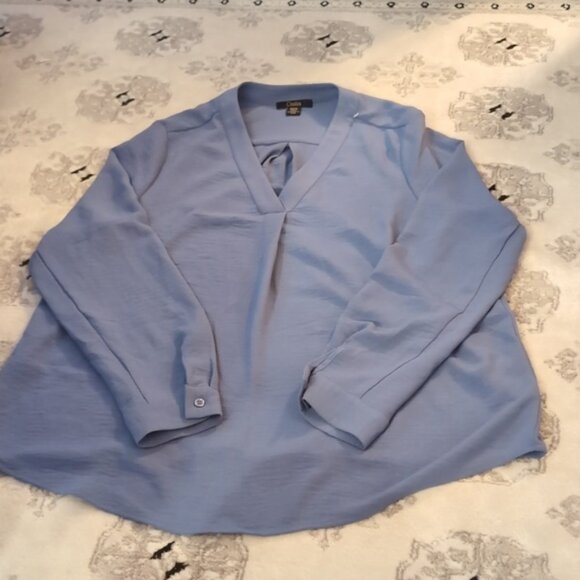M -Dalia Long Sleeve Crepe Blouse - Picture 1 of 6